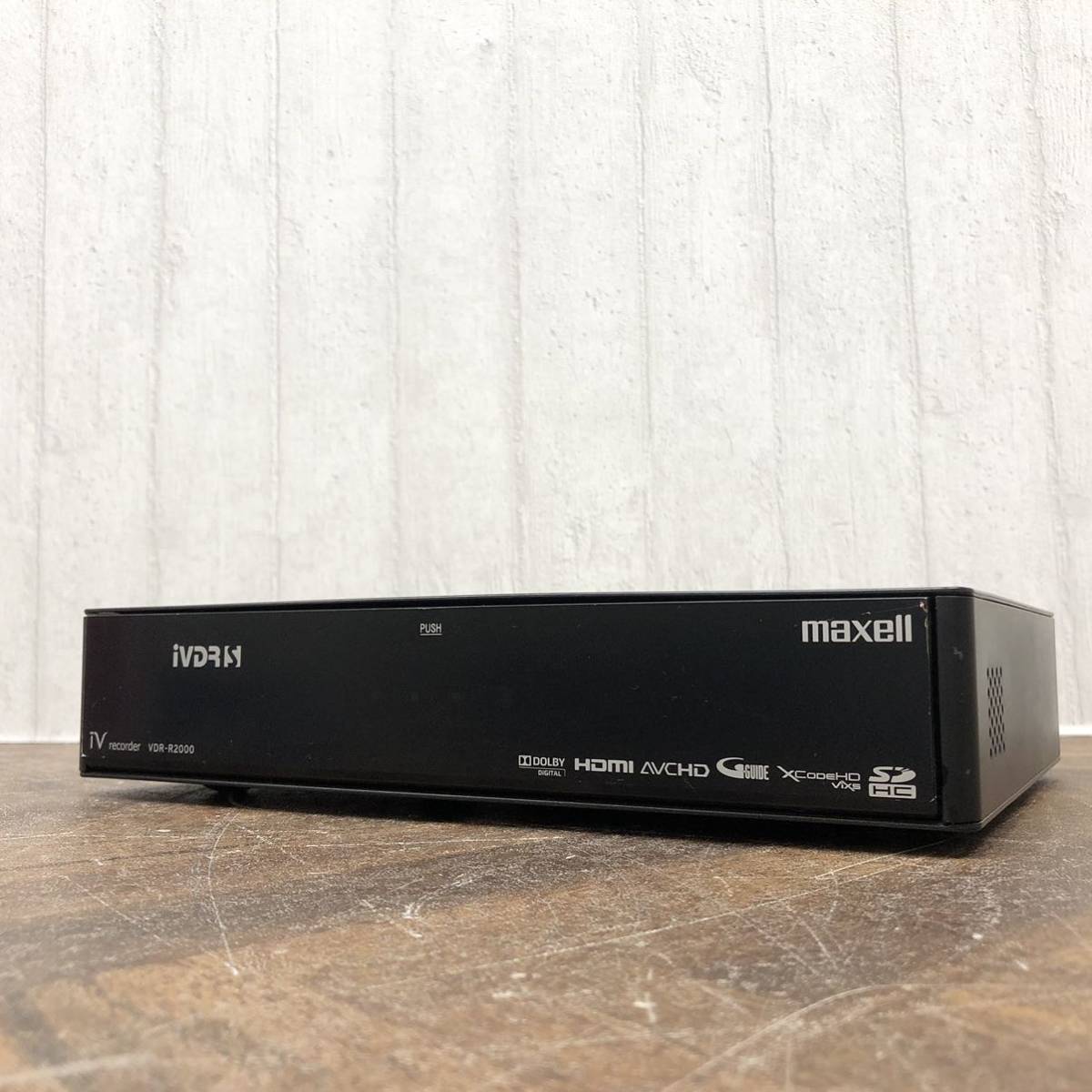 その他 KIKU maxell マクセル VDR-R2000 iVDRレコーダー カセット HDD 通電確認済み