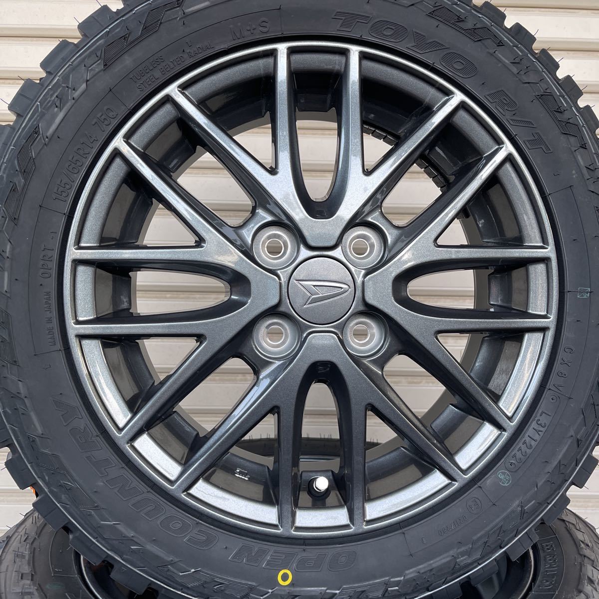 オープンカントリー M+Sゴツゴツタイヤ◇155/65R14 かき混ぜよ