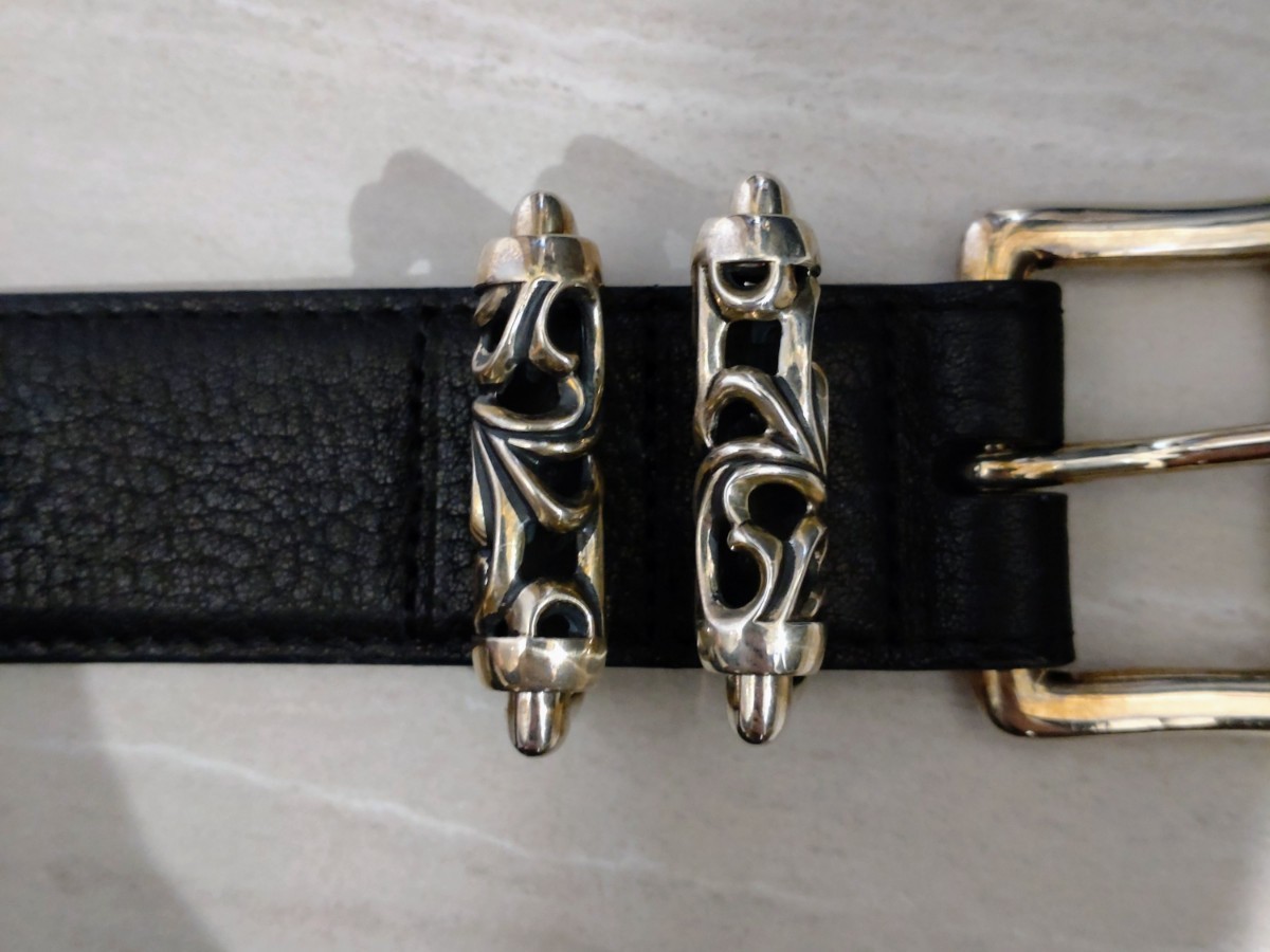 CHROME HEARTS/クロムハーツ】3ピース ローラー ベルト 1.5inch 32inch 
