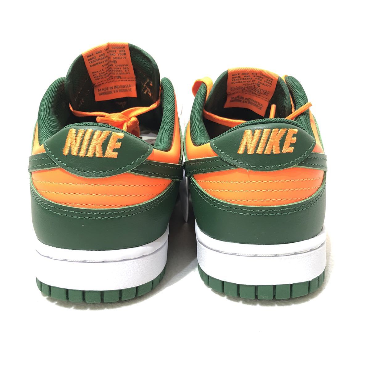 未使用 Nike Dunk Low Retro Gorge Green and Total Orange US9.5 27.5