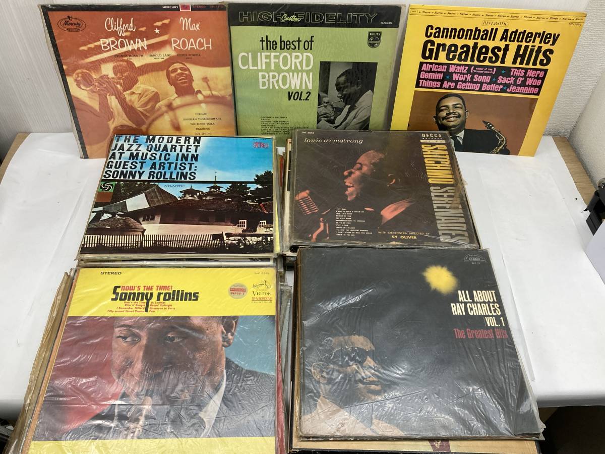 JAZZ系 カントリー系 中心 レコード/LP盤 44枚 おまとめセット レイ・チャールズ/クリフォード・ブラウン/ソニー・ロリンズ　他　まとめて