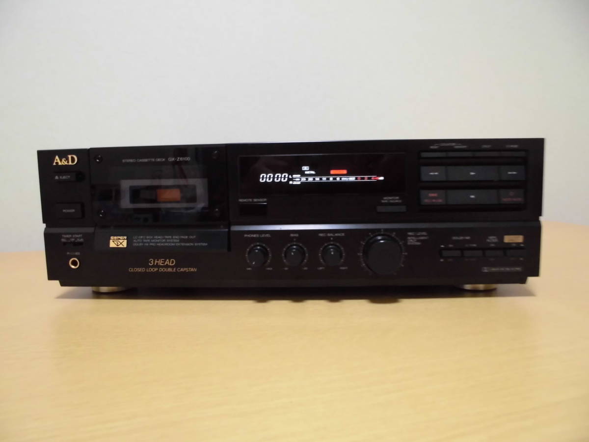 A&D GX-Z6100 AKAI 3ヘッド カセットデッキ 3HEADデュアル