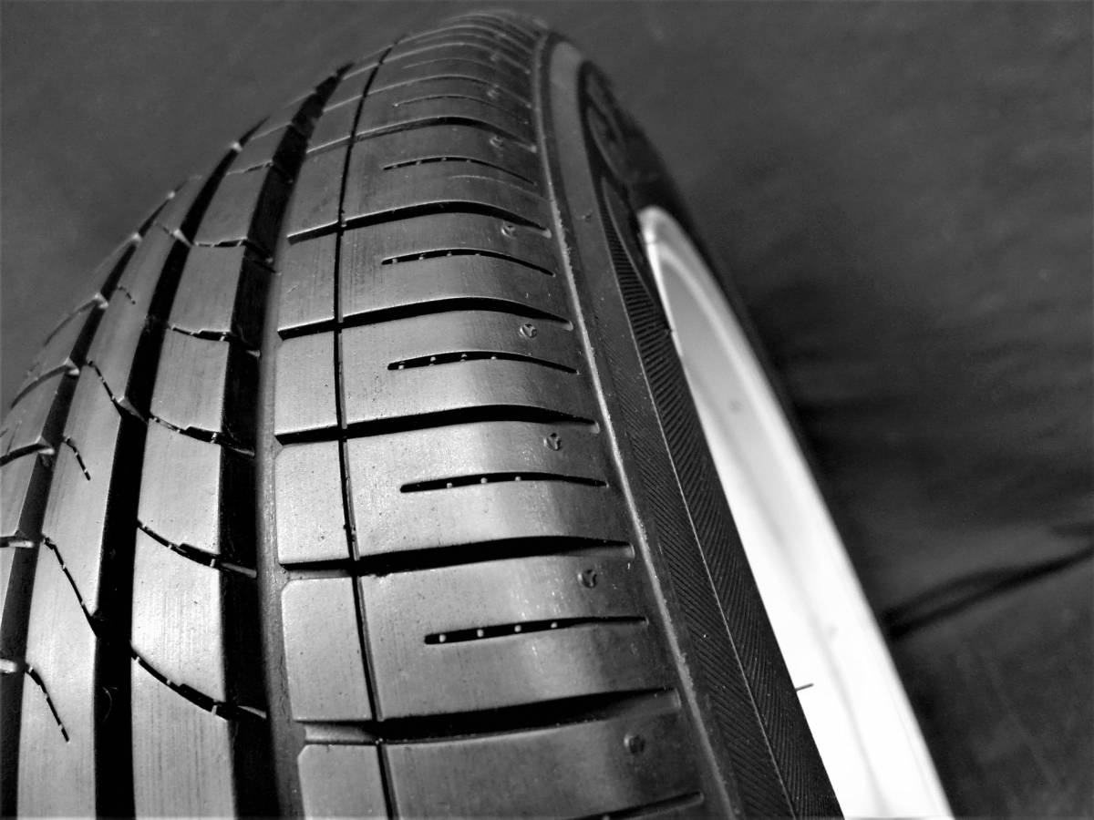 ☆極上品!! ダイハツ純正アルミホイール+極上タイヤ 155/65R14 4本SET 