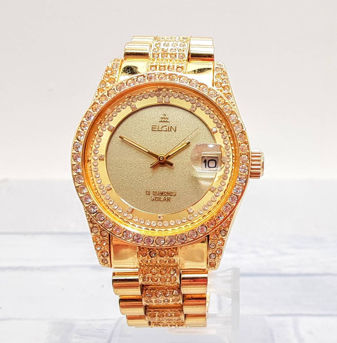 期間限値下ELGIN エルジン すばらしく FK-929-C ゴールド 腕時計 999.9