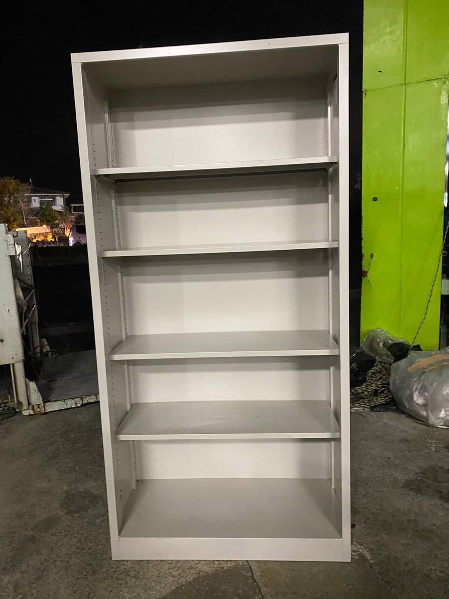 ○D8142 コクヨ　KOKUYO オフィス家具 スチールラック オープン書庫　40X88X180○