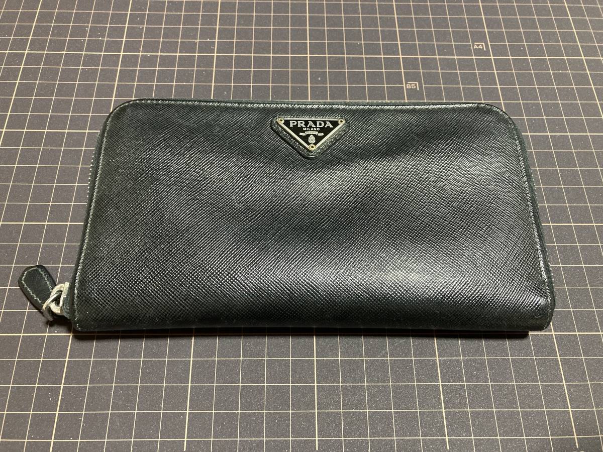 PRADA プラダ ラウンドファスナー 長財布 【公式通販】
