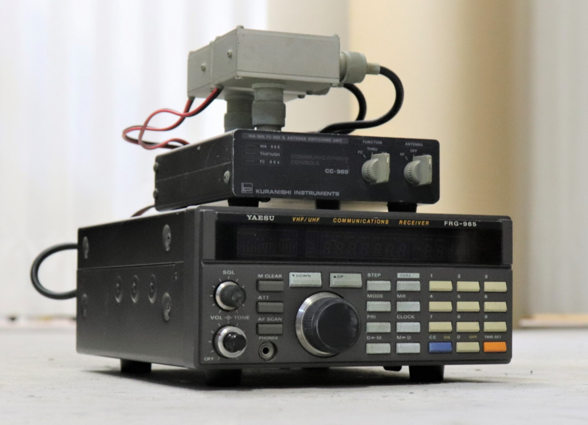 航空無線も聞ける！ 八重洲無線 YAESU FRG-965 60MHz～905MHz 広帯域
