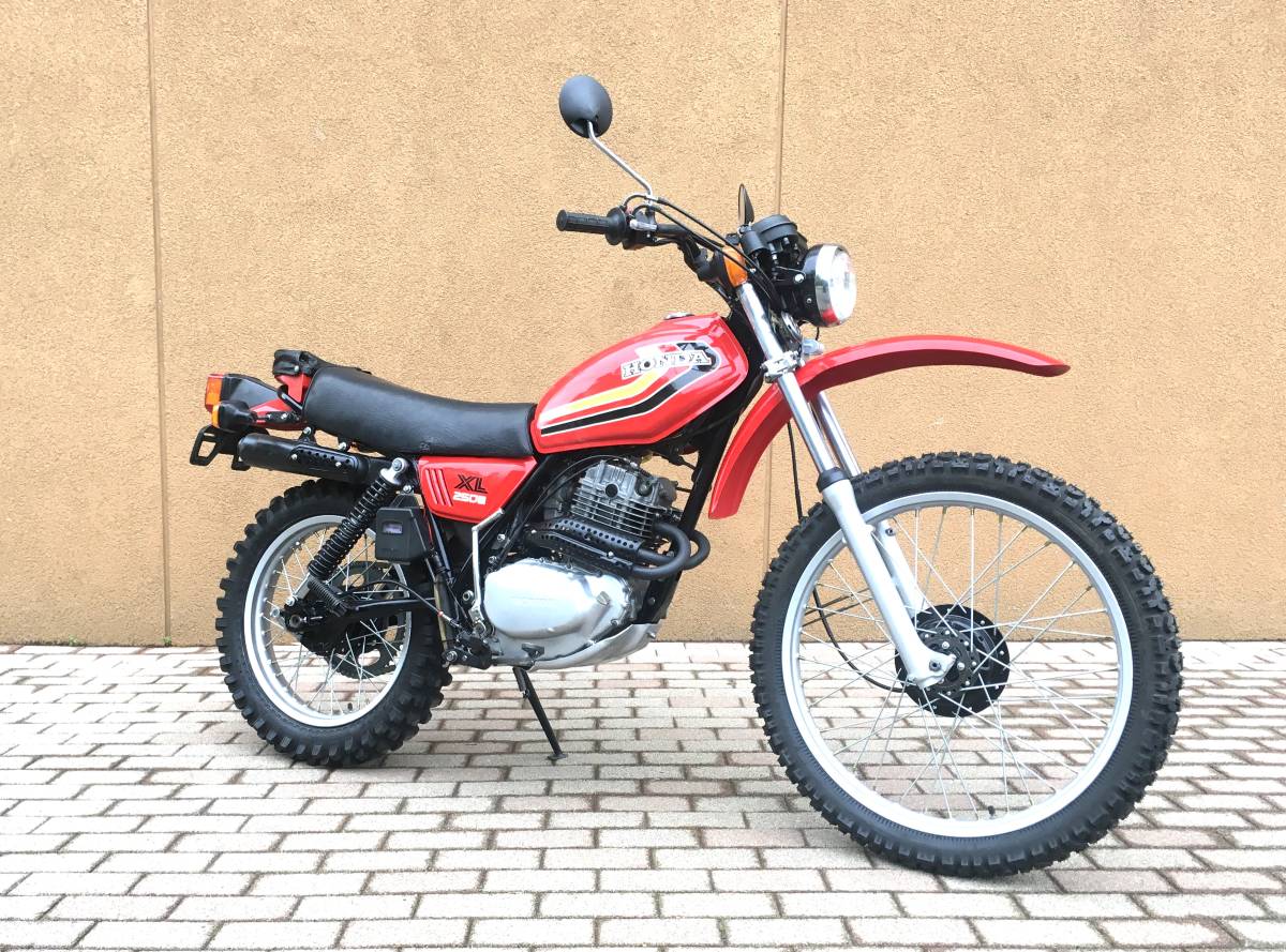 ビンテージモトクロス　XL250S 書付　MT XL KL XLR XLX XR KDX KLX ホンダ　ツインショック