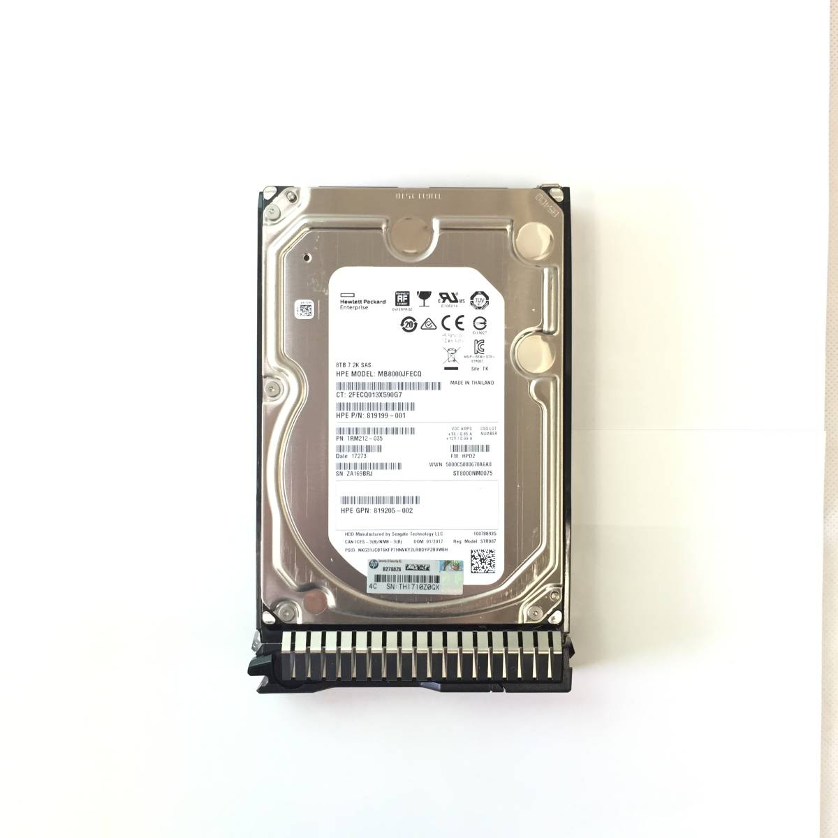  S5050167 HP 8TB SAS 7.2K 3.5インチ HDD 1点(SCSI)｜売買されたオークション情報、yahooの商品情報をアーカイブ公開 - オークファン SCSI
