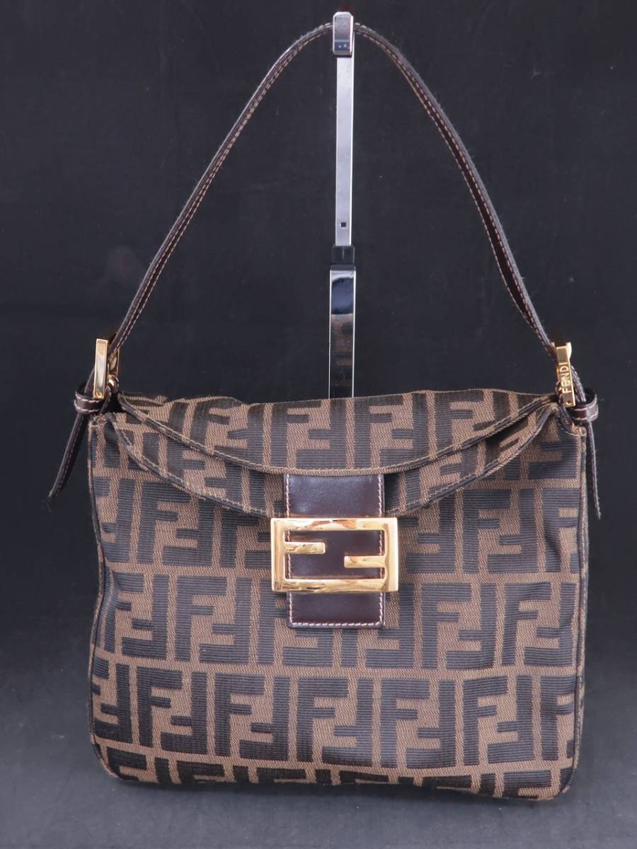 ズッカ柄 フェンディ ショルダーバッグ FENDI ワンショルダー 美品 
