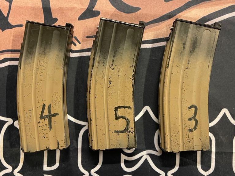 GHK CO2マガジン３つセット (マルイ VFC geissele aimpoint)