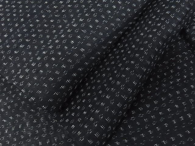 着物屋こころ■夏物　男性　上布　変わり縞　絣　麻　A-ms5074