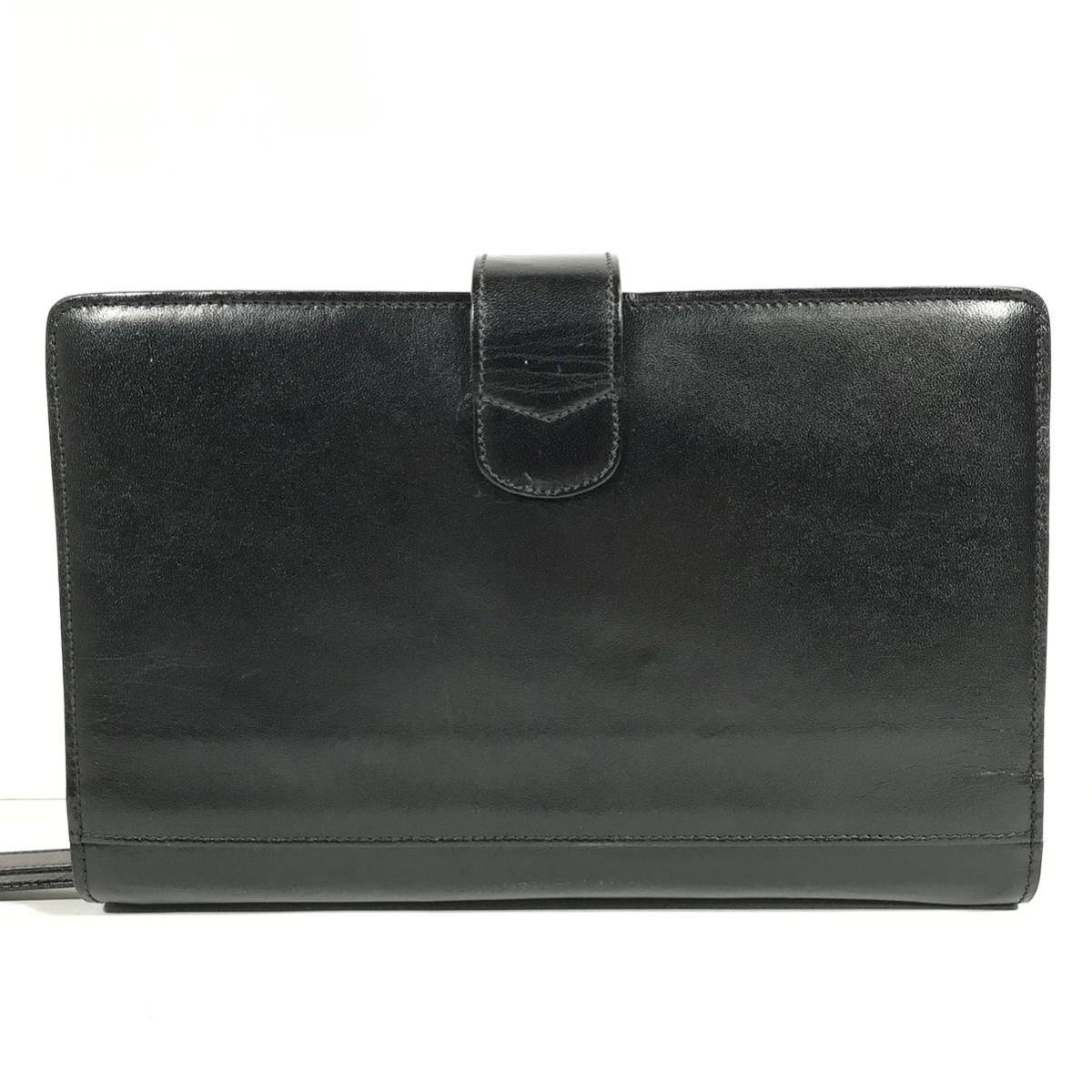 バリー】本物 BALLY セカンドバッグ 黒色系 クラッチバッグ トラベル 