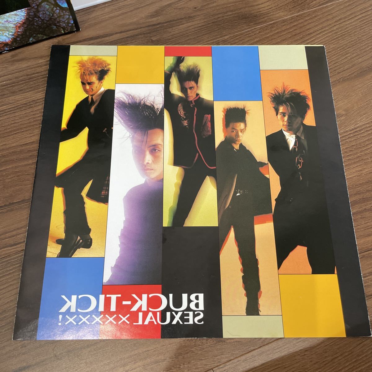 美盤希少シール帯付LP!! BUCK-TICK バクチク SEXUAL XXXXX! ステッカー