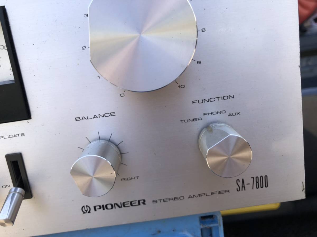 SA-7800 Pioneer パイオニア PIONEER ステレオアンプ※通電のみ確認