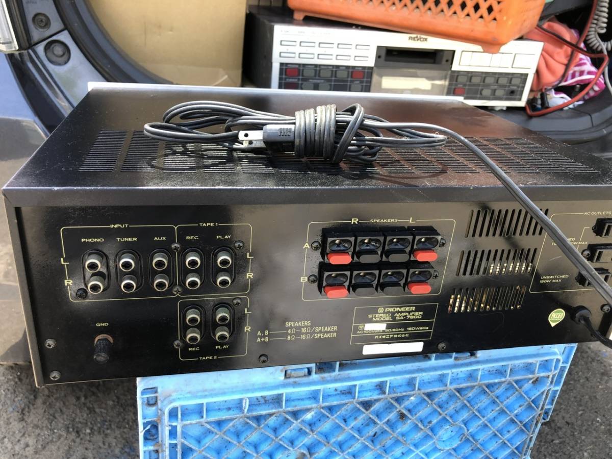 SA-7800 Pioneer パイオニア PIONEER ステレオアンプ※通電のみ確認