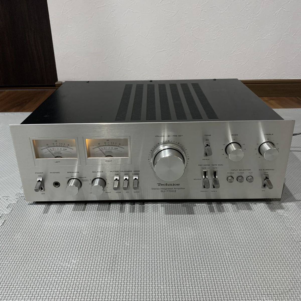 電子ブック 通電OK】 Technics テクニクス SU-7700II プリメインアンプ オーディオ