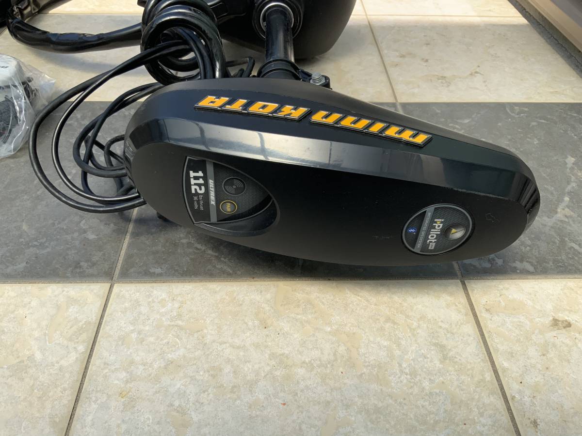ミンコタ ウルトレックス i-Pilot LINK 112lbs 36V 中古品 程度良(バス 