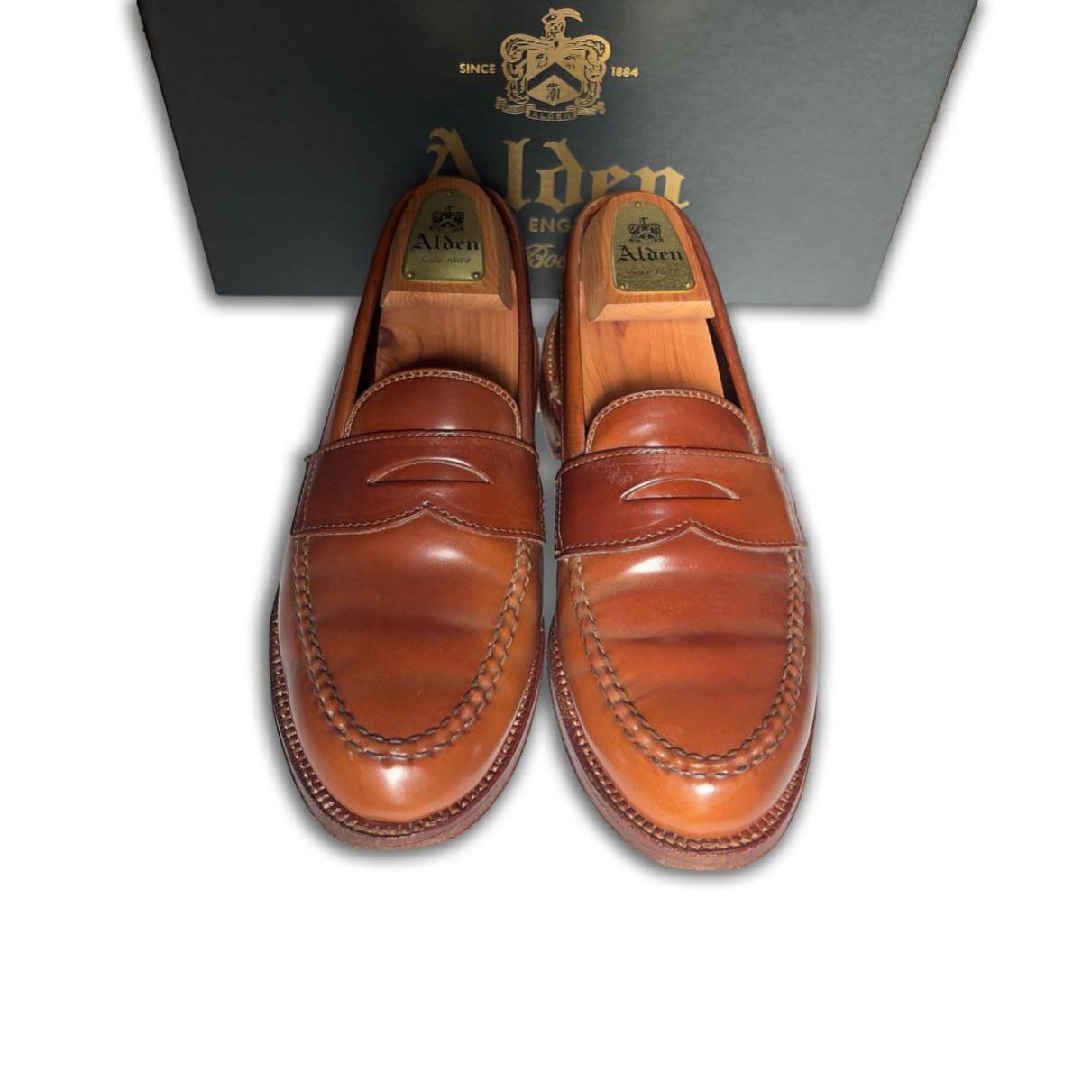 名作】Alden Whiskey Cordovan Loafers AF12 オールデン ウイスキー 