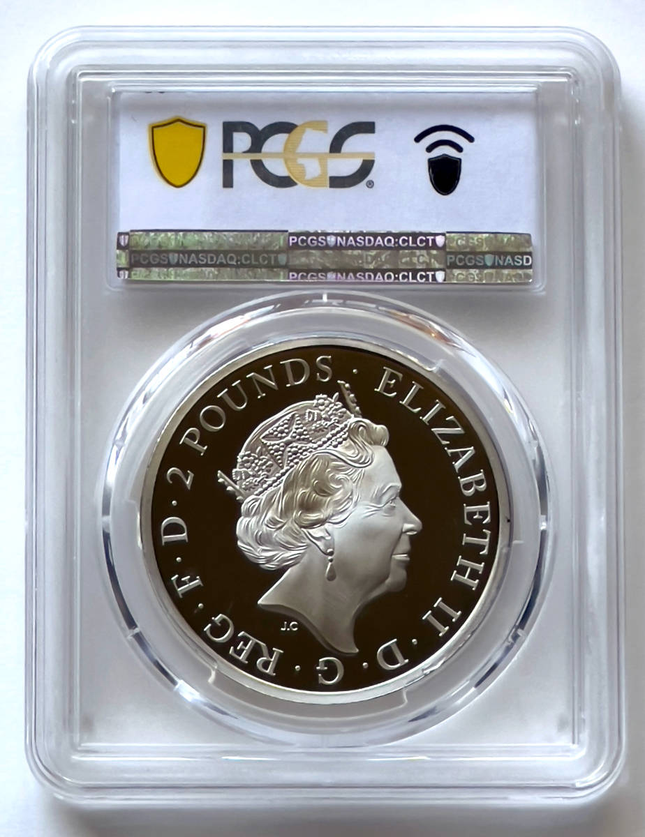 イングランドのライオン 2022年 銀貨 2OZ ロイヤルチューダー 0