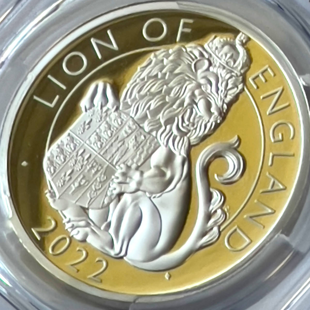 イングランドのライオン 2022年 銀貨 2OZ ロイヤルチューダー 0
