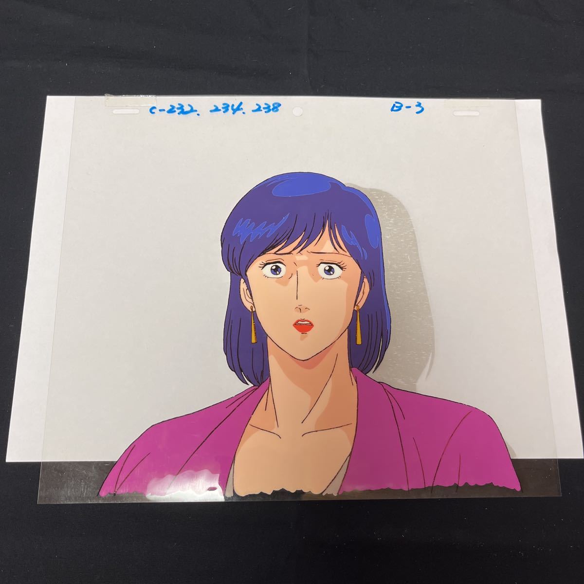 シティーハンター セル画5 City Hunter Anime Cel Kaori w/ douga