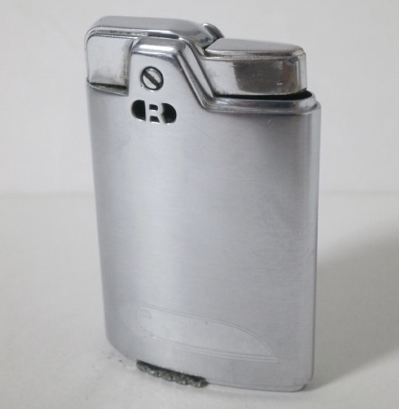 着火OK RONSON CAPRI オイルライター シルバー Made in USA 70s 80s Vintage ロンソン シンプル 無地 ...