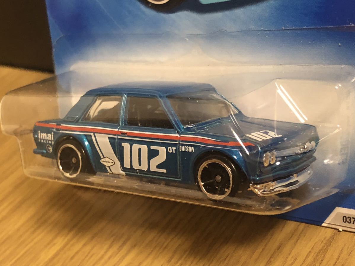 レア】DATSUN BLUEBIRD 510 青&黒セット 2009 NEW MODEL Hot Wheels
