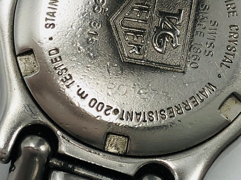 稼働品 TAG HEUER タグホイヤー S95.815 セル プロフェッショナル 200M