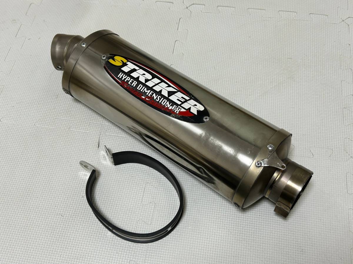 【安い，格安】 良品 爆音仕様 ストライカー チタン サイレンサー 汎用 ショート加工 差込口60.5 検 ZRX ダエグ XJR CB(マフラー)｜売買されたオークション情報、yahooの商品情報をアーカイブ公開 - オークファン その他
