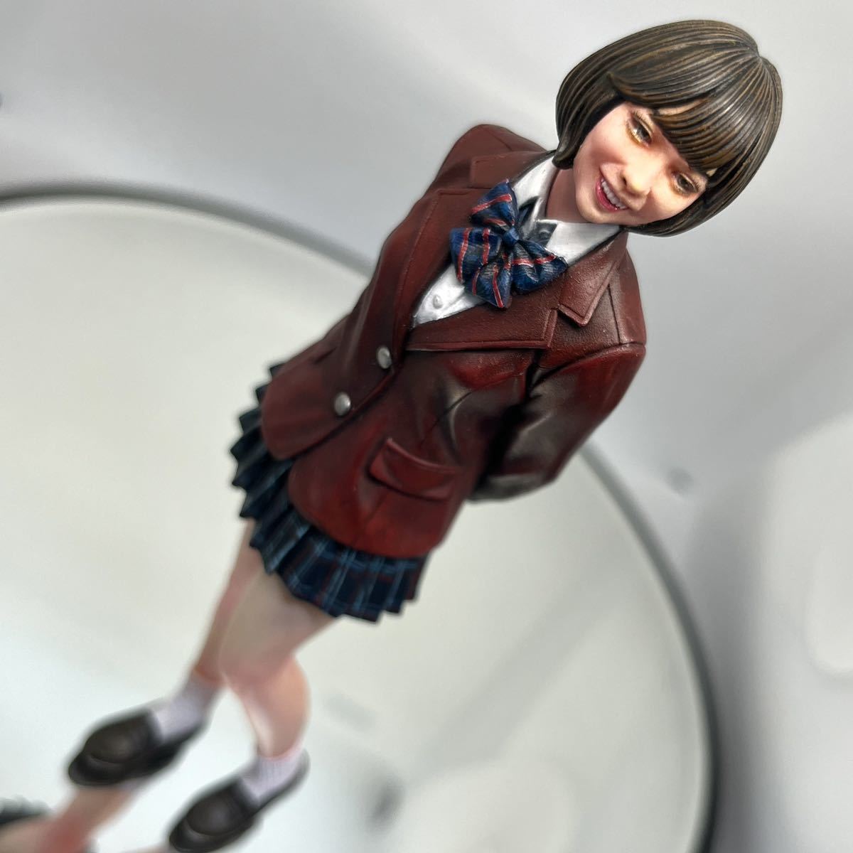 塗装済完成品 1/12ハセガワJKメイト”ブレザー“ 原型:まっつく(MK2.) 氏