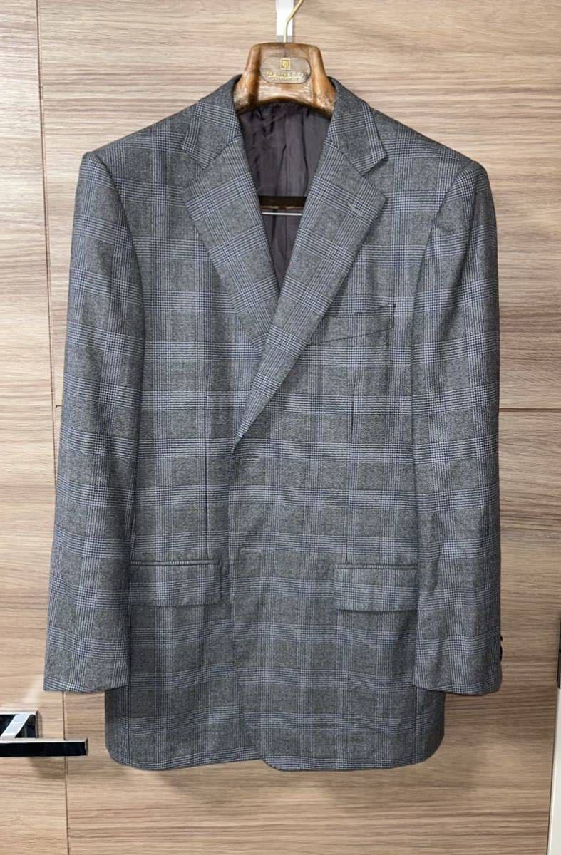 ほぼ新品 Ermenegildo Zegna 15 milmil 15 テーラードジャケット 50 エルメネジルドゼニア カシミヤ