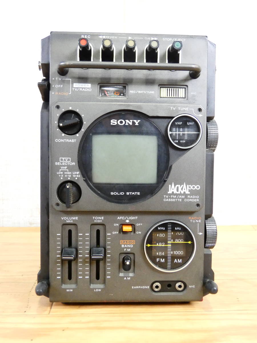 SONY ソニー FX-300 JACKAL 初代ジャッカル TV-FM/AM RECEIVER CASSET