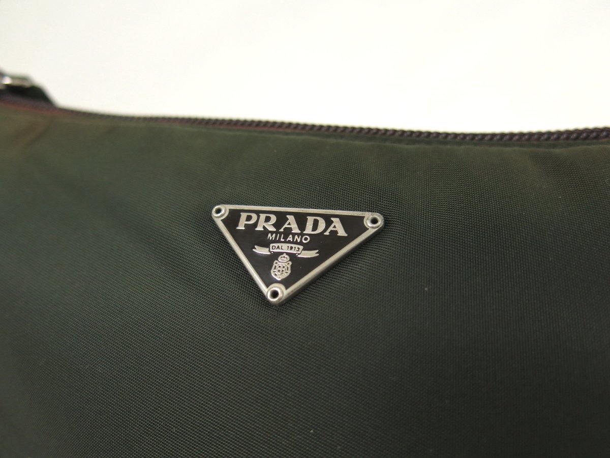 ◇美品◇PRADA プラダ◇ナイロン◇ミニ ハンド バッグ アクセサリー