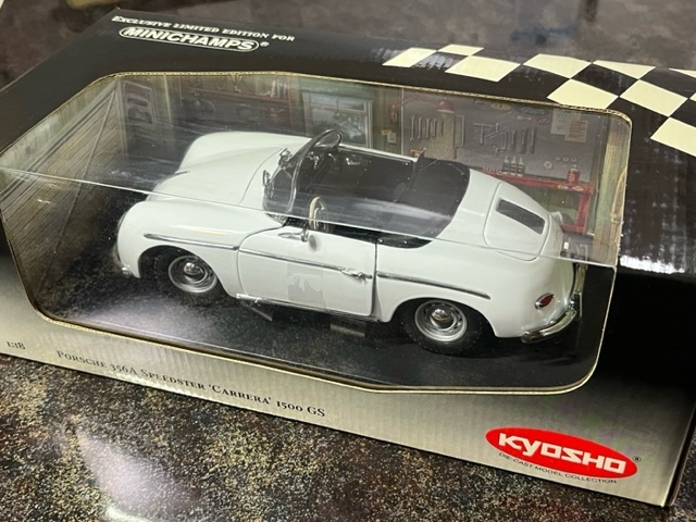 得価，新作登場 ミニチャンプス 京商 １／１８ ポルシェ３５６Ａスピートスター&ldquo;カレラ&rdquo;1500ＧＳ 白(乗用車)｜売買されたオークション情報、yahooの商品情報をアーカイブ公開 - オークファン 乗用車
