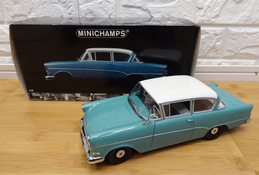 ミニチャンプス/MINICHAMPS 1/18 オペル レコルト P1・1958 ミニカー