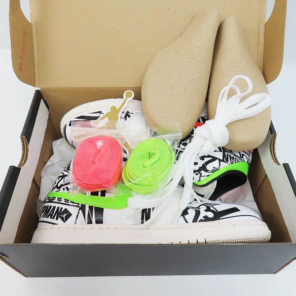 NIKE/ナイキ AIR JORDAN 1 MID ALL OVER LOGOS (GS) エアジョーダン1 