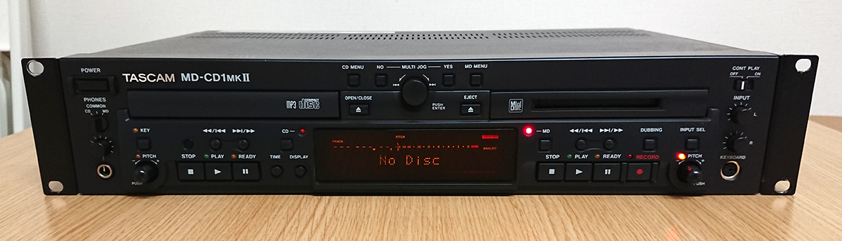 TASCAM / MD-CD1 MK II 業務用MD/CDデッキ #1018 TASCAM MD-CD1MKII