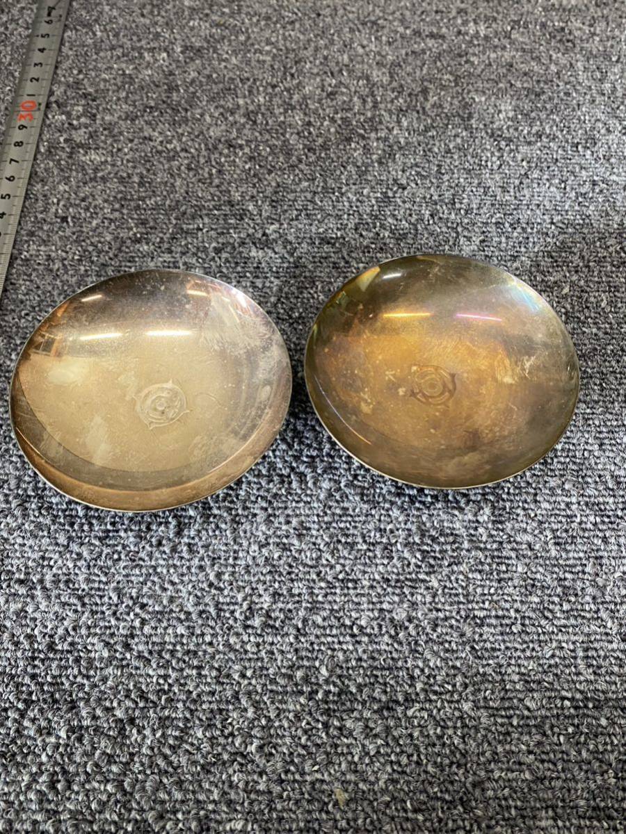 0595 0582 純銀盃　純銀製品　刻印あり　造幣局 総重量 139g