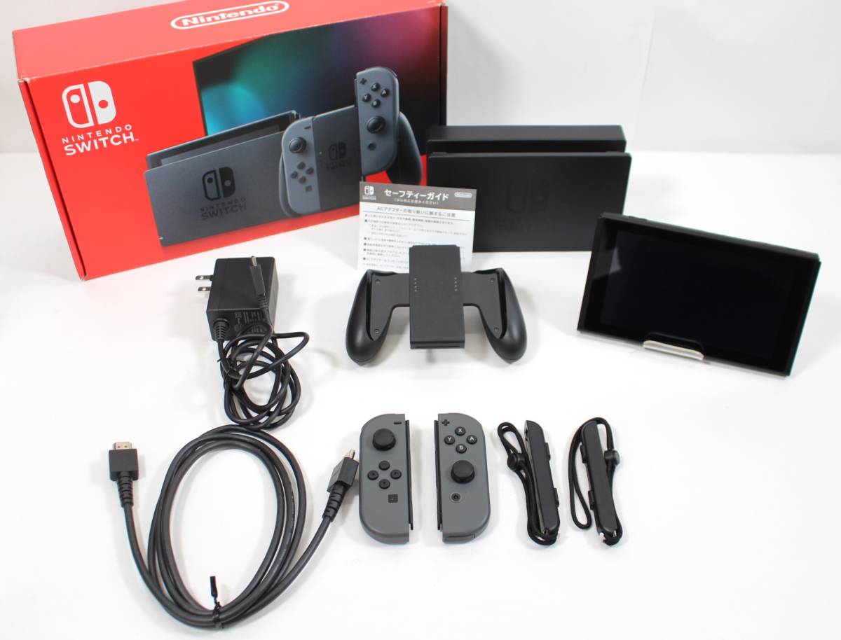 Y5676＃◇美品◇任天堂 Nintendo Switch スイッチ HAD-S-KAAAA グレー