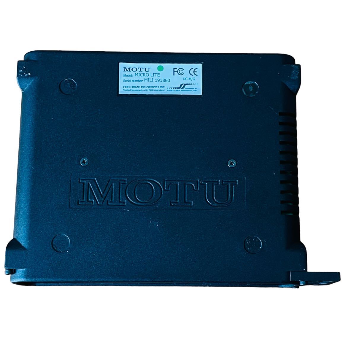 美品】 MOTU micro lite 5イン5アウト MIDIインターフェース MOTU