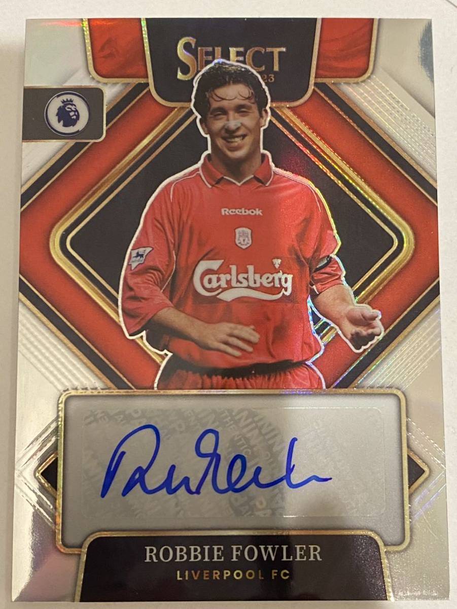 Robbie Fowler 2022-23 Panini Select Premier League Soccer 直筆サインカード リバプール