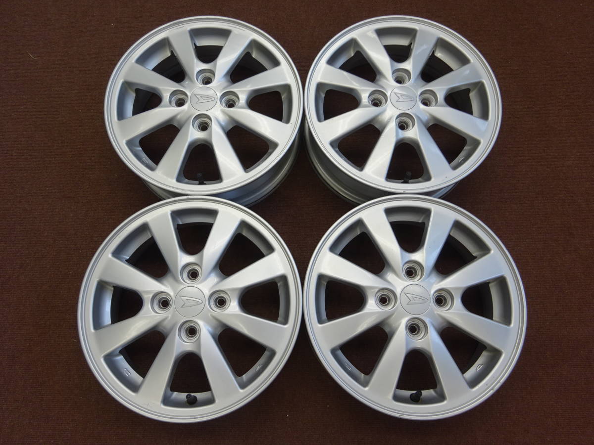 A-65　ダイハツ　純正　14×4.5J ET45 PCD100 4H 4本　軽量　DAIHATU　カスタム　ムーヴ　タント　キャスト　ミラ　等に是非　！