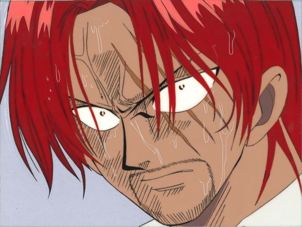 希少】ワンピース ONE PIECE リミテッド複製セル画 赤髪のシャンクス