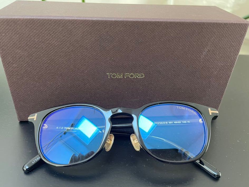 トムフォード TF5725 眼鏡 メガネ 黒 サングラス 国内購入品 TOMFORD