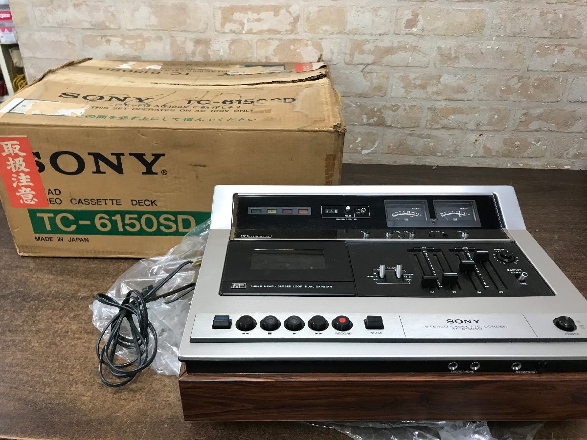 ジャンク品※ SONY ソニー TC-6150SD カセットデッキ