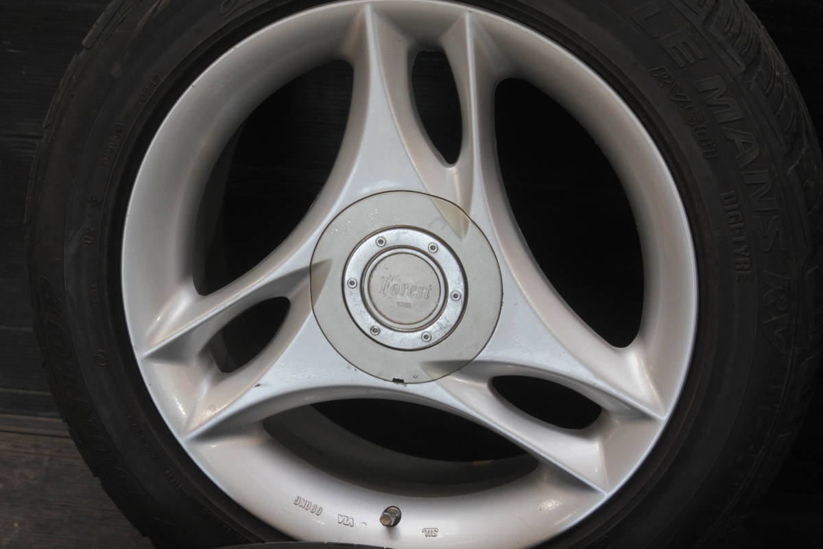 S23/条件付 当時物 3本スポーク 夏タイヤ 205/55R16×7JJ +40 4H PCD114 