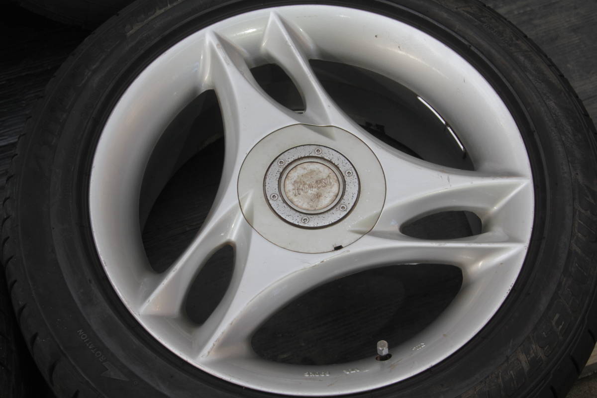 S23/条件付 当時物 3本スポーク 夏タイヤ 205/55R16×7JJ +40 4H PCD114 
