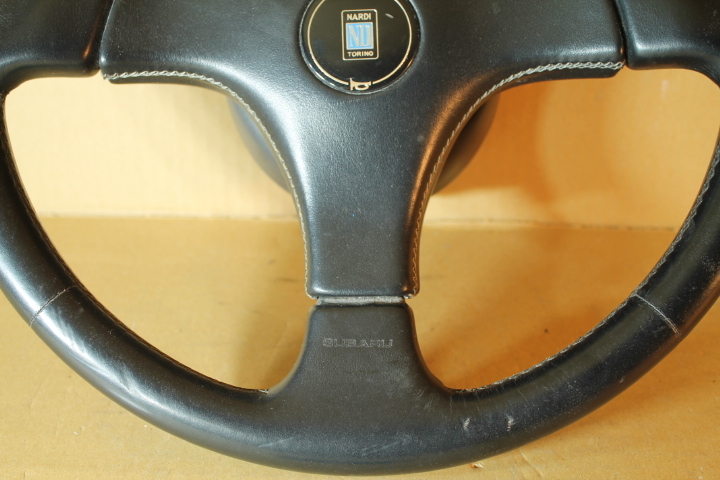 驚きの破格値，お買い得 KS-304-2 スバル GF インプレッサ スポーツワゴン NARDI/ナルディ レザーステアリング 36φ