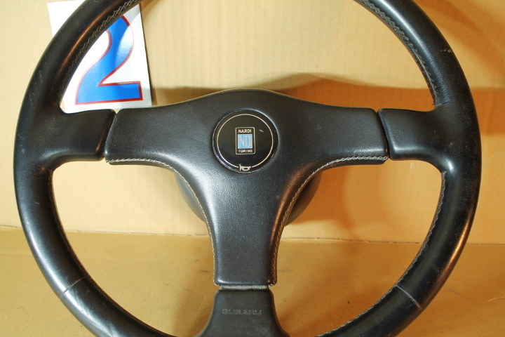 驚きの破格値，お買い得 KS-304-2 スバル GF インプレッサ スポーツワゴン NARDI/ナルディ レザーステアリング 36φ